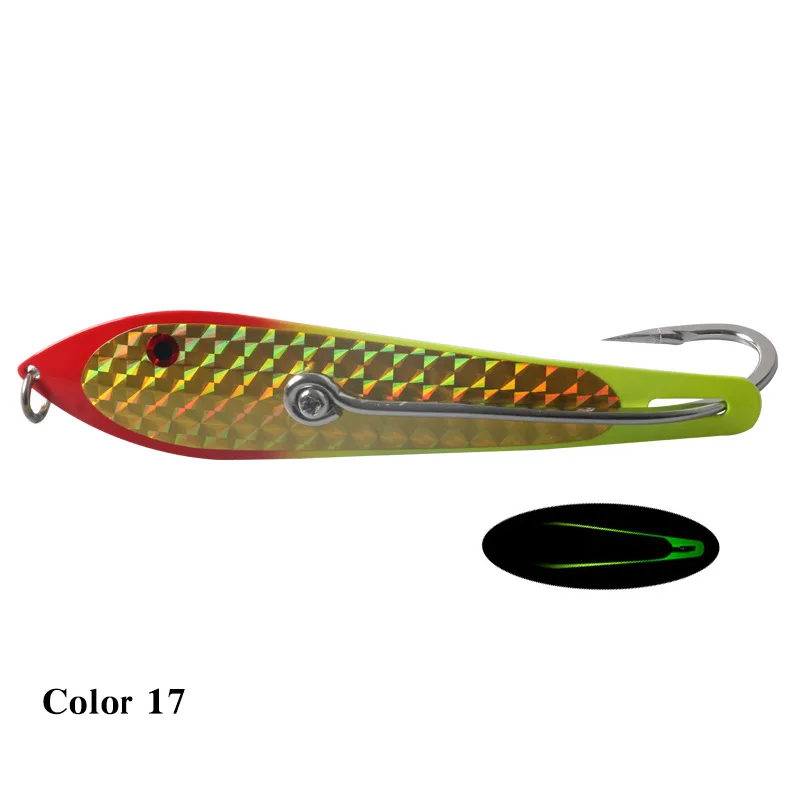 15g 21g 26g 39g 58g 81g Caballa anzuelo de pesca afilado señuelo de metal ver profundo cuchara juego señuelo marlin atún curricán plantilla lubina - imagen 4
