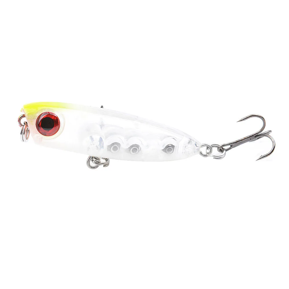Señuelo de pesca Mini Minnow Wobbler, ojos 3D, señuelo de buceo, cebo de trucha Artificial, cebo falso, 4,3 cm, 3,0g - imagen 5