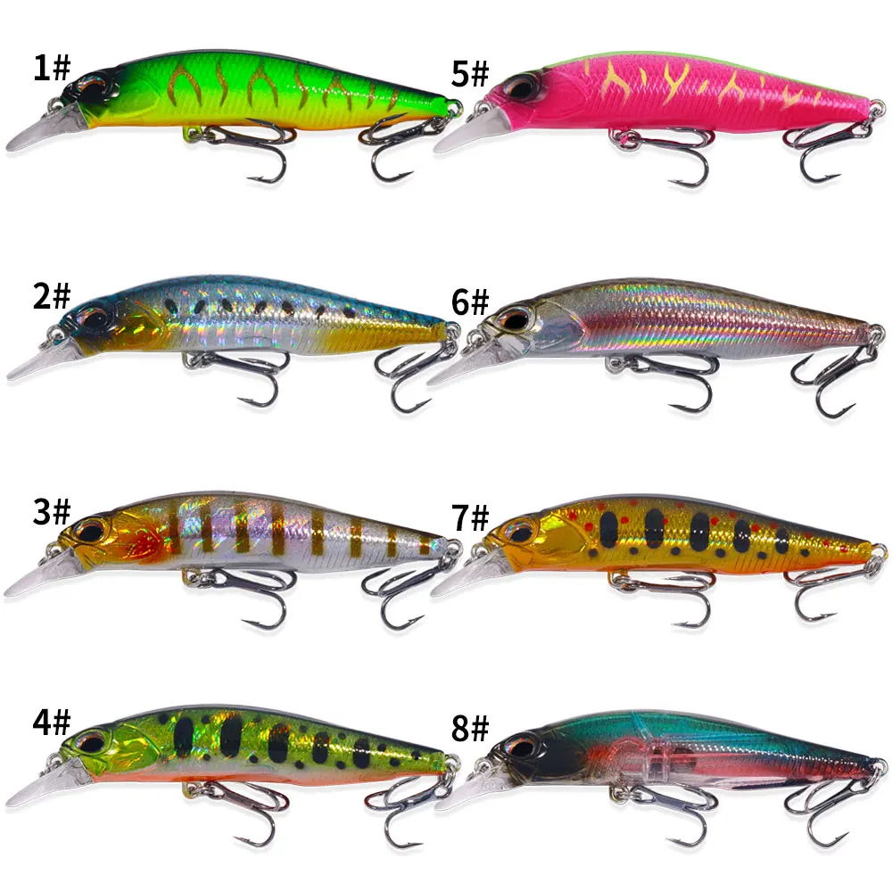 Señuelo Crankbait Minnow para lubina y perca 7,5 cm - imagen 5