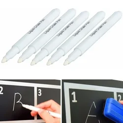 Rotulador de tiza líquida blanca para pesca en pizarra y cristal