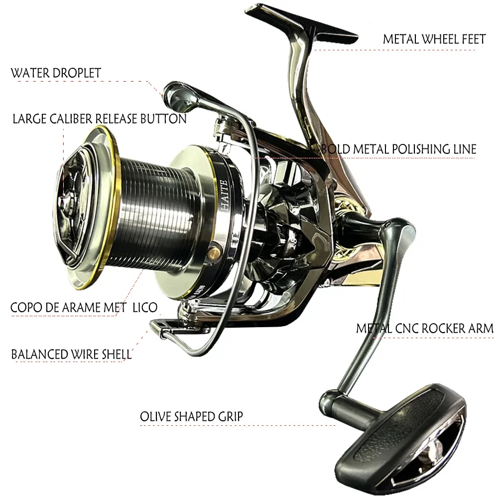 Experimentar precisión y rendimiento con este carrete de pesca de alta calidad