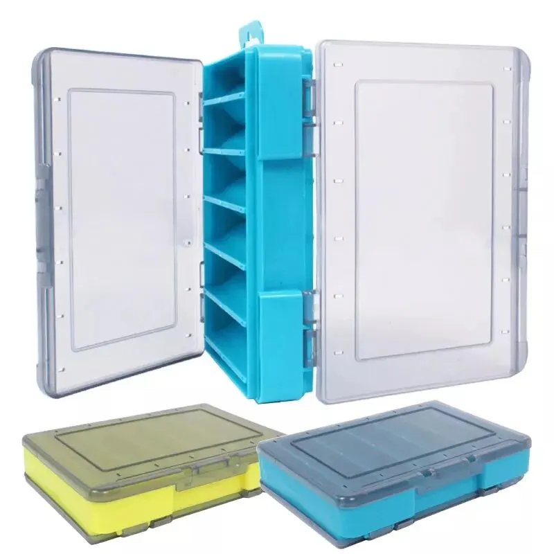 Caja de accesorios de pesca BURLE, caja de camarón de madera, tamaño U, caja de almacenamiento de cebo, VIB Minobo Climb transparente - imagen 4