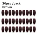 30pcs-brown