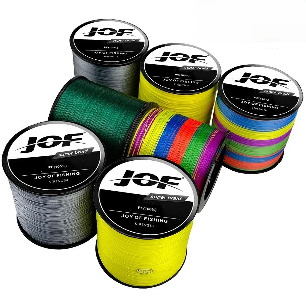 JOF nuevo X16/12 hebras suave duradero hilo de pescar de PE trenzado 100m de diámetro 0,16mm-0,80mm tensión fuerte 11,3 kg-91 kg Pesca - imagen 2