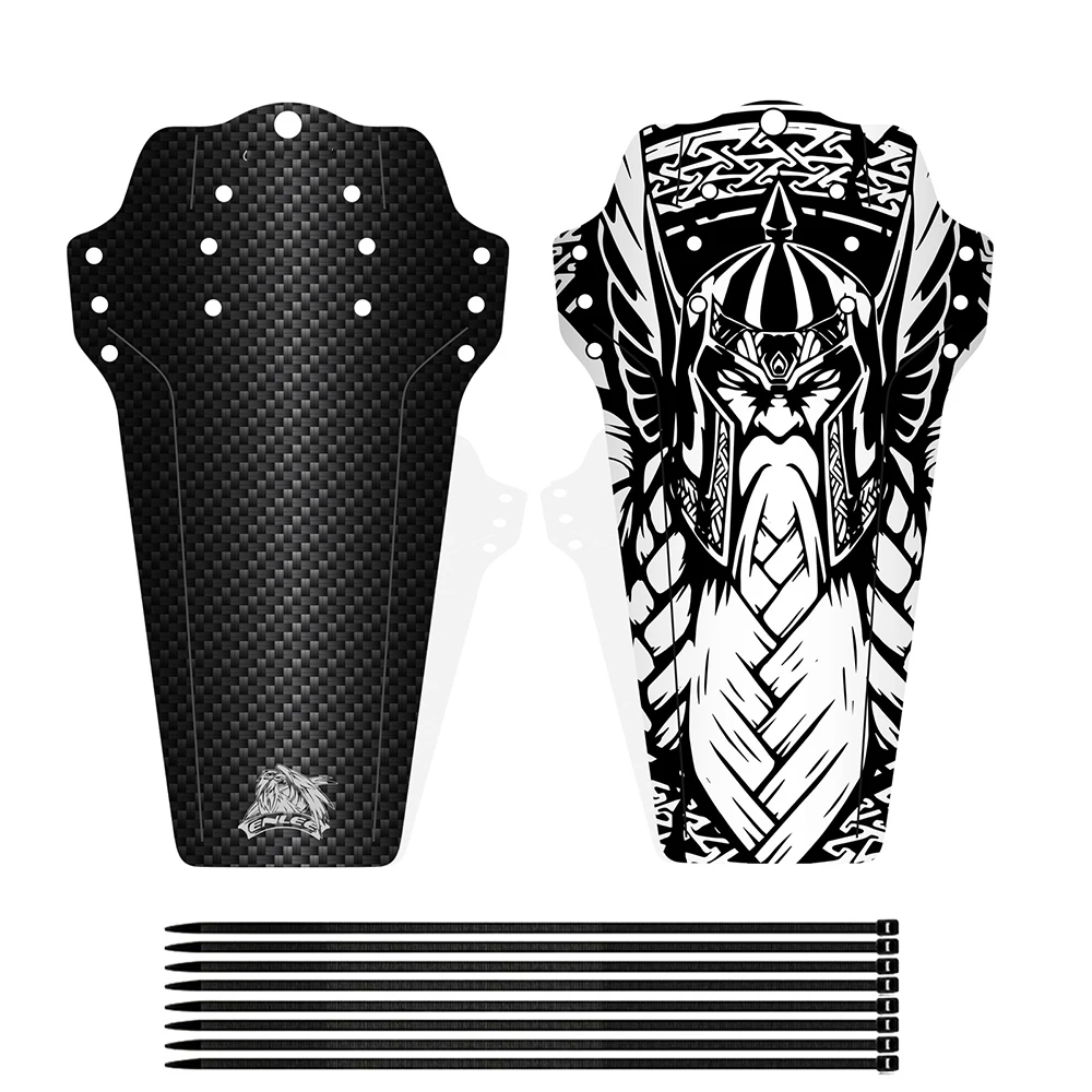 Guardabarros Universal de fibra de carbono para bicicleta de montaña, guardabarros delantero y trasero - imagen 4