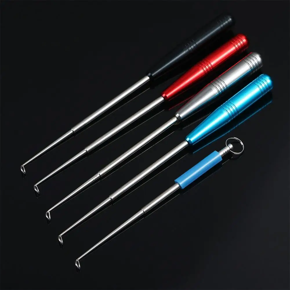 Extractor de anzuelos de aluminio de seguridad con mango de aluminio portátil de acero inoxidable, separador de anzuelos, extractor de anzuelos de pesca - imagen 4