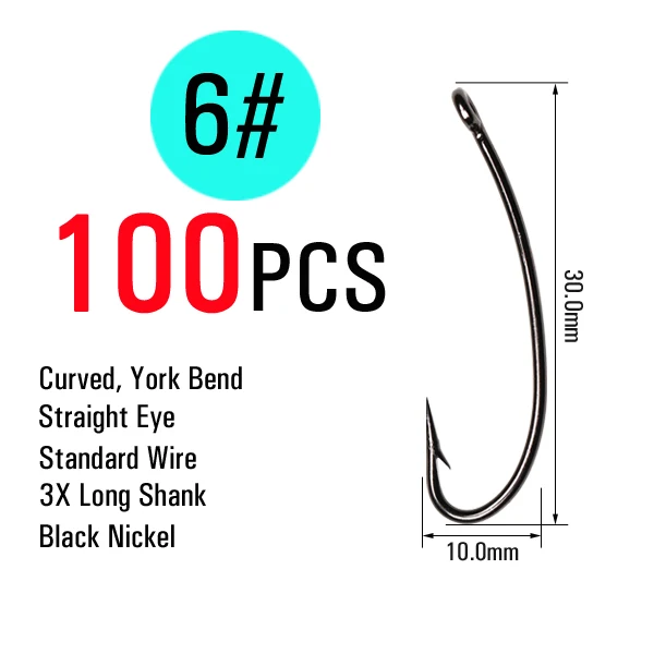 100pcs Size 6
