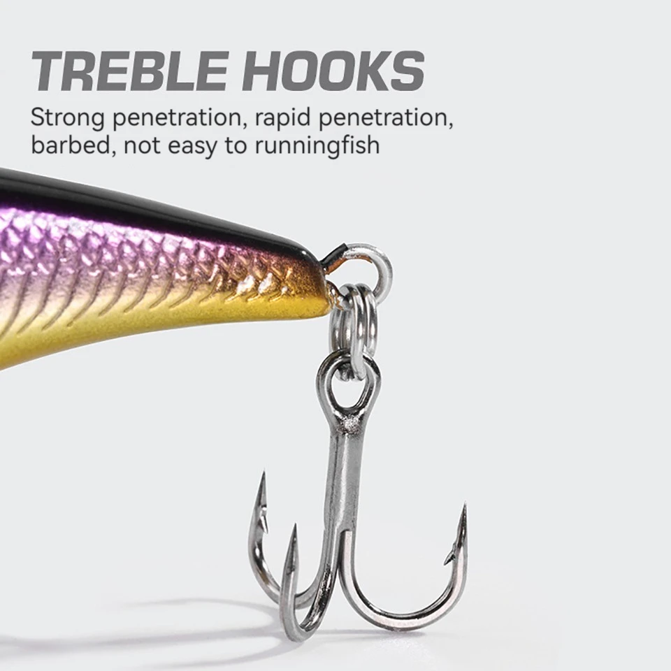 WALK FISH-señuelo de Pesca que se hunde, trucha, Mini pececillos, Wobblers, Crankbait, cebo Artificial, aparejos de Pesca, 45mm, 4g - imagen 3