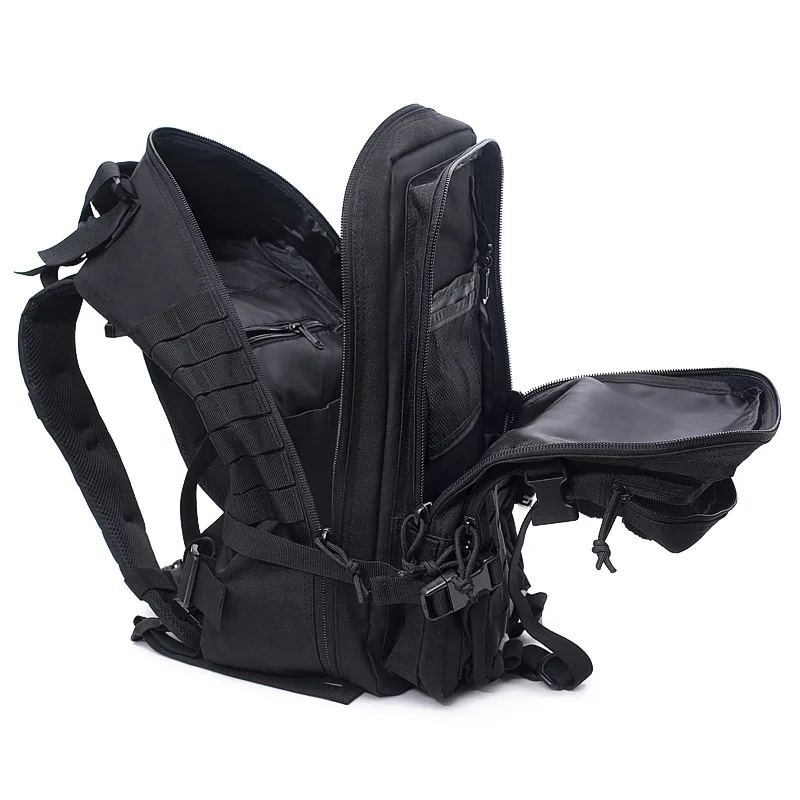 Lawaia mochila táctica de viaje al aire libre, bolsa táctica de 45l, ventilador militar de corta distancia, mochila de Montañismo impermeable - imagen 3