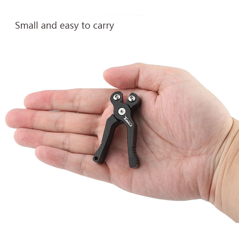 Mini tijeras de pesca, alicates de aleación de aluminio, tijeras de línea PE, alicates de señuelo pequeños para exteriores - imagen 2