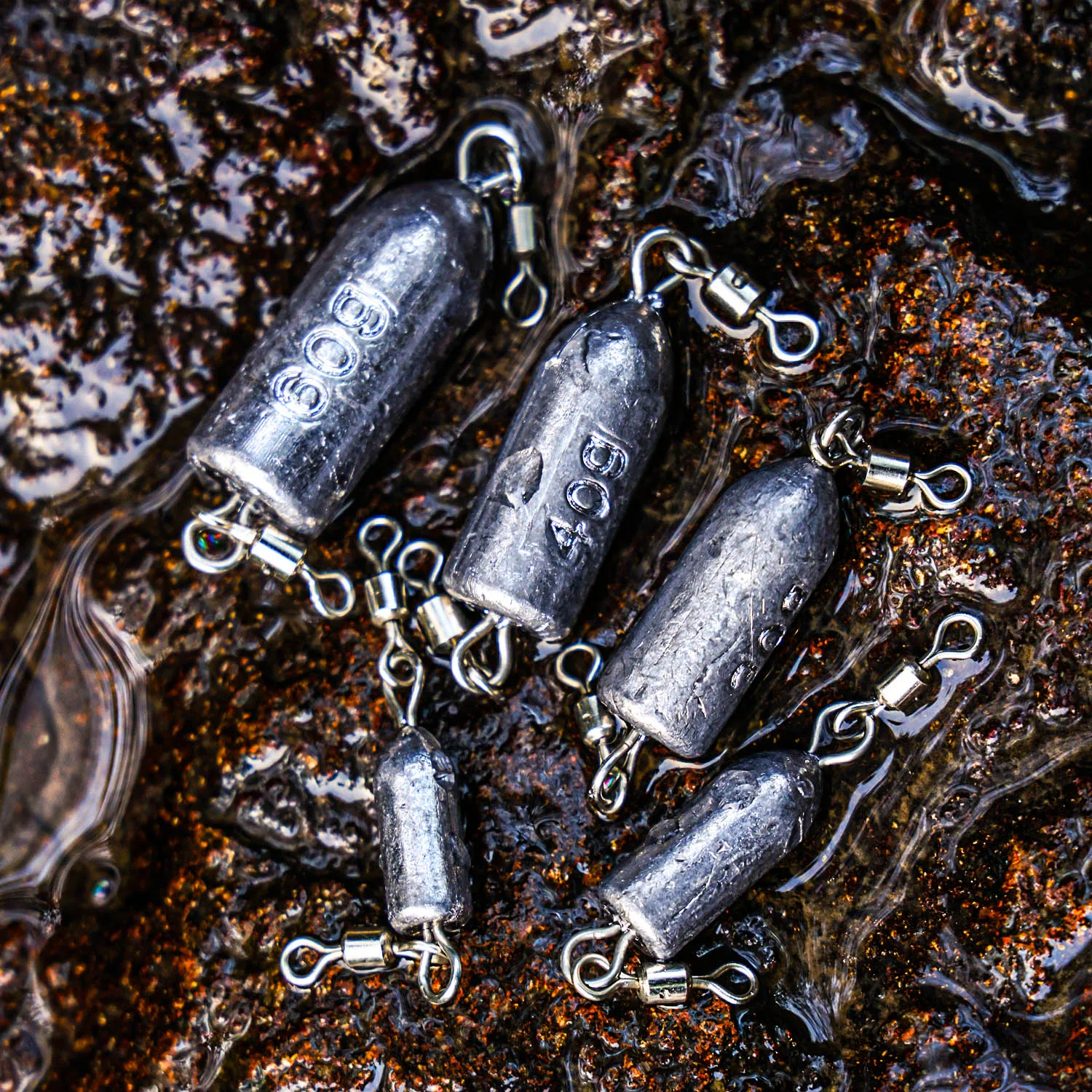 Sougayilang Plomos Ovalados para Pesca – Resistentes a la Corrosión - imagen 5