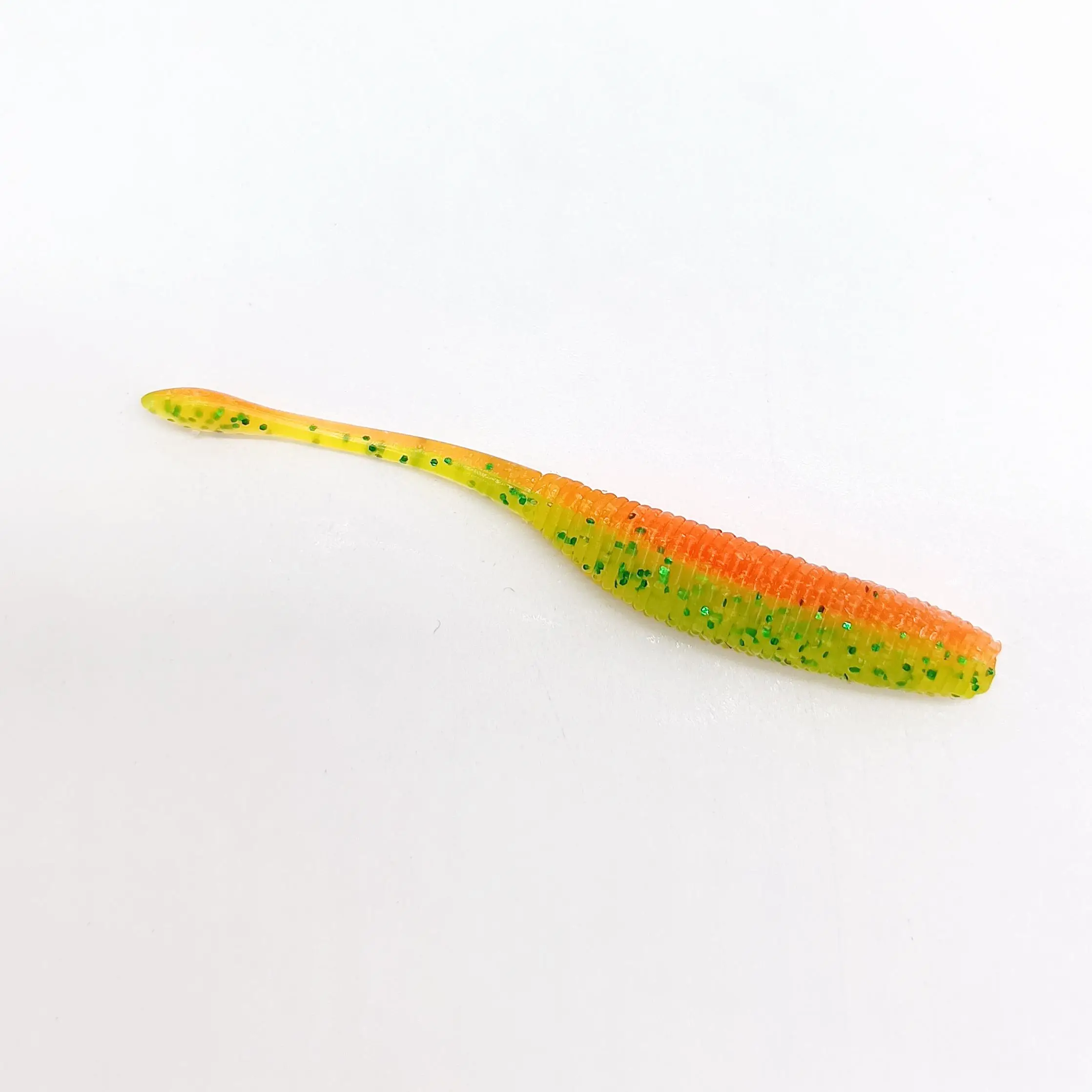 DUODUOYU 8 Uds 75mm/95mm/110mm gusano Softbait señuelo de pesca cola recta salada natación perfecta plásticos Isca aparejos ariticos - imagen 5