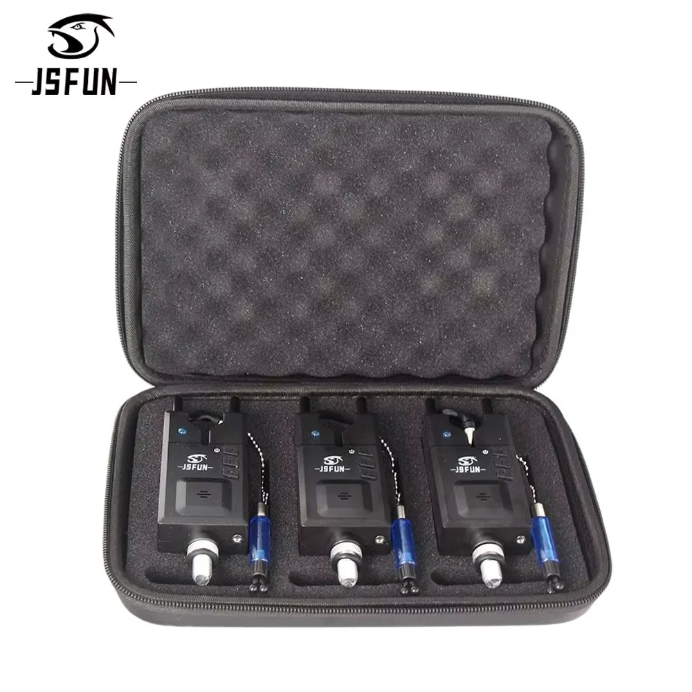 Alarmas de pesca inalámbricas JSFUN 3+3 – Kit digital con receptor