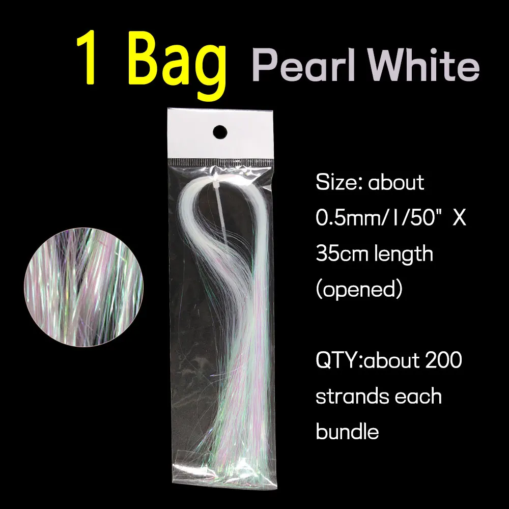 1 Bag  Pearl White