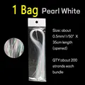 1 Bag  Pearl White