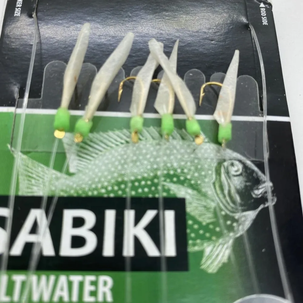Aparejos de Pesca Sabiki con Anzuelos, Luminiscentes, Antioxidantes, Señuelos Sabiki Lunker, Flexibles y Duraderos, Aparejos de Pesca Marítima - imagen 2