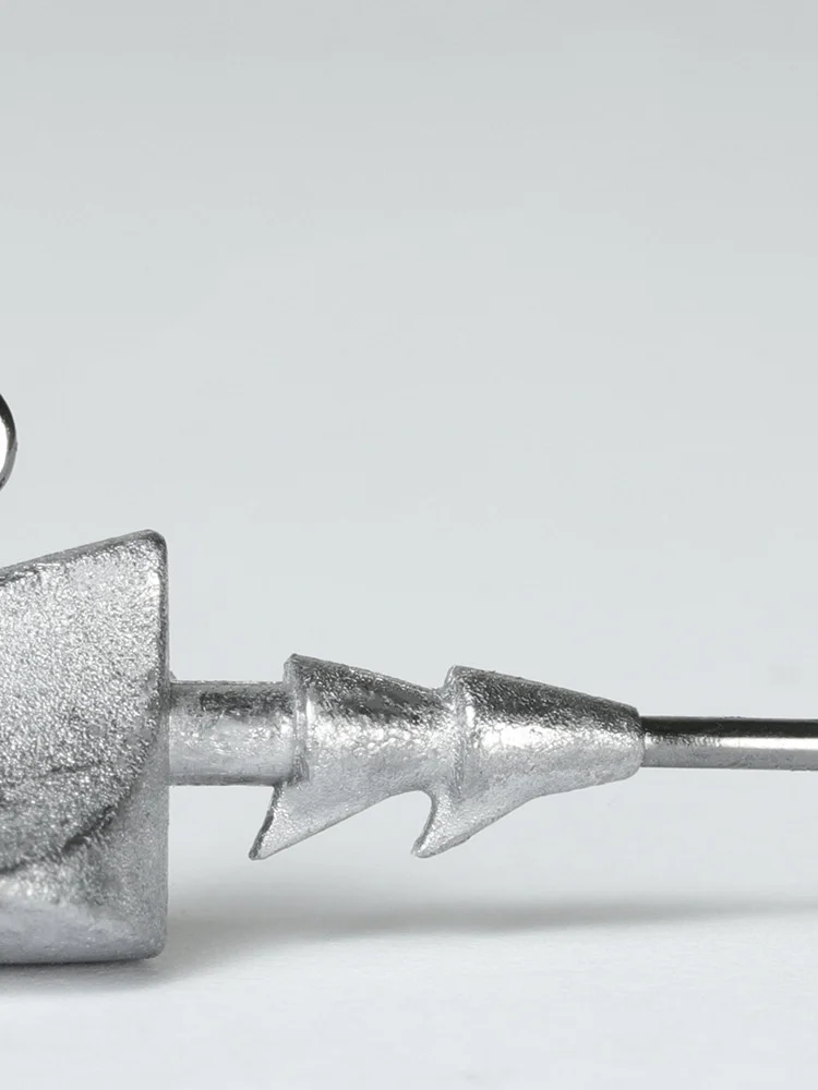 Anzuelo con cabeza de anzuelo de pesca, 4X, triángulo fuerte, cabeza de plomo, cola en T, anzuelos de gusano, cebo suave, 20-30 piezas en oferta - imagen 3