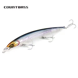 Minnow-Cebo duro de plástico flotante, Señuelos de Pesca de 125mm, 4-59/64 ", 13,5g, 15/32 oz
