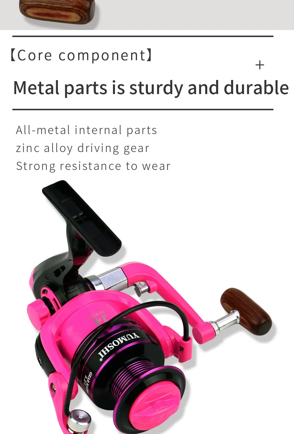 Carrete en acción - Demostración de uso en agua salada