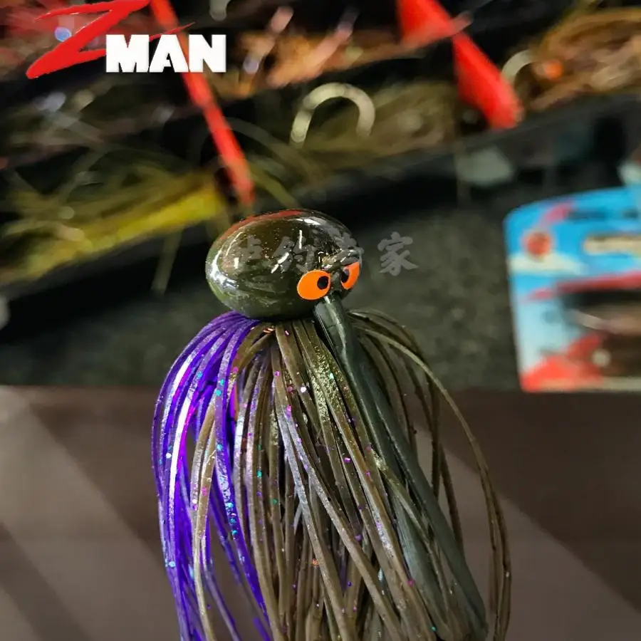 Colgante de plomo ZMAN Football Jig importado de EE. UU. CROSSEYEZ JIG cebo de pesca - imagen 3