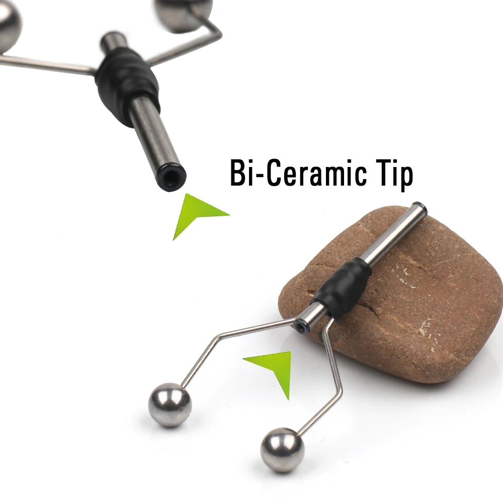 Wifreo soportes de bobina de atado de moscas con punta bicerámica, soporte de cabeza de bala estándar profesional, Material de herramientas de atado de moscas - imagen 5