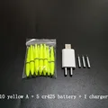 yellow A and 1 usb