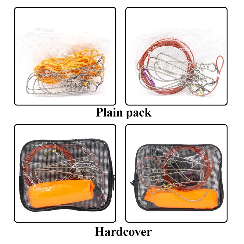 Hebilla de bloqueo de pesca, accesorios de pesca, cadena de acero inoxidable con flotador, cinturón de bloqueo de señuelo de peces vivos, novedad de 2023 - imagen 2