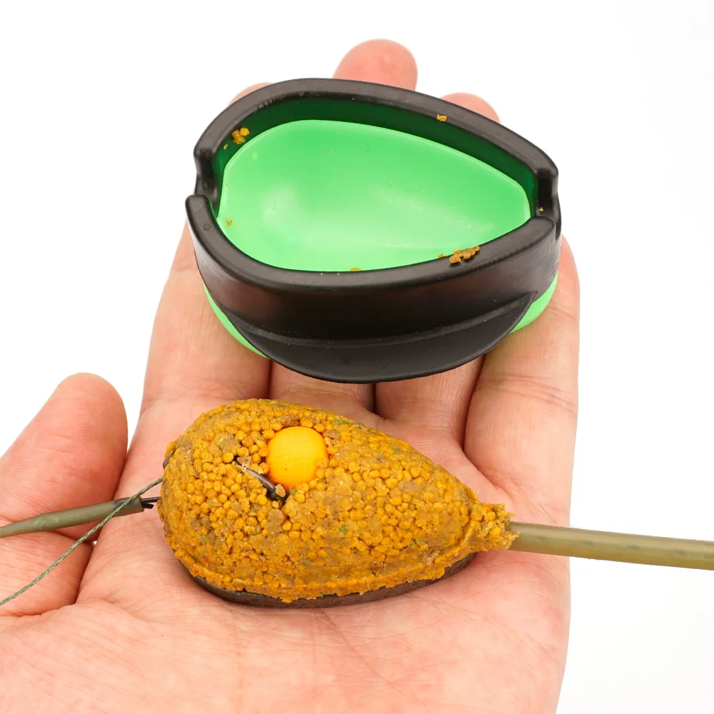 Hirisi-método de pesca de carpa, alimentador y molde, conjunto de aparejos de pesca de carpa, jaula de cebo, cesta, cebo F117, accesorios de pesca ﻿ - imagen 2