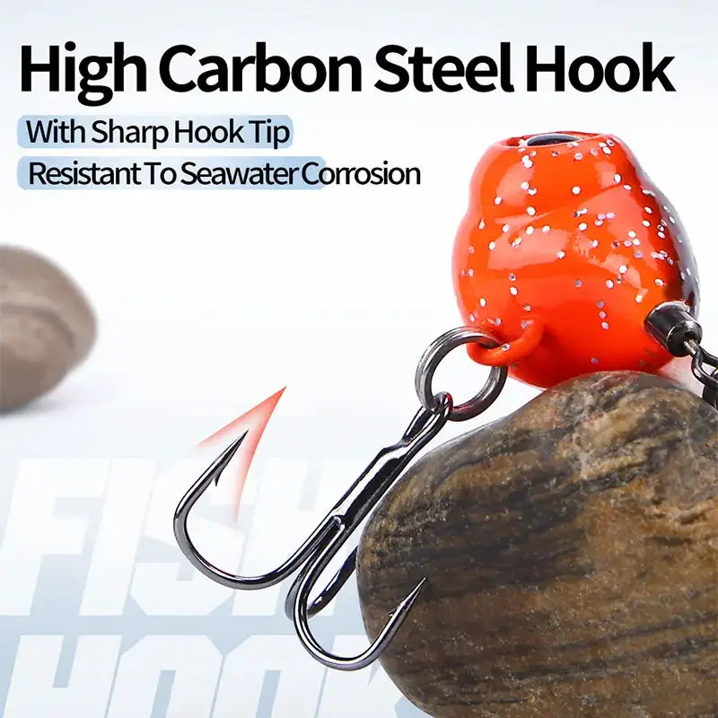 WEIHE 5 uds 5g 7g 18g recién llegado Mini VIBE de Metal con cuchara señuelo de pesca aparejos de pesca Pin Crankbait vibración Spinner S - imagen 4