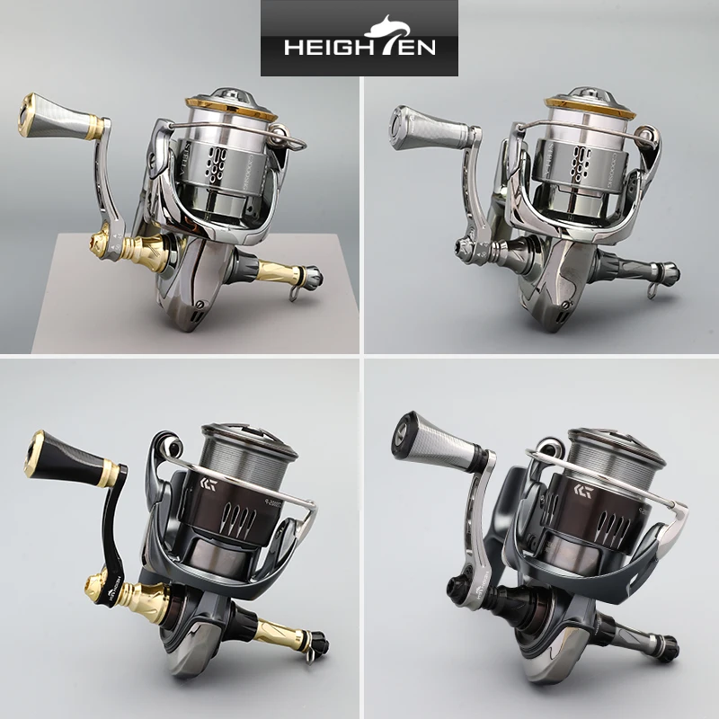 Carrete giratorio de aumento, mango único, longitud ajustable de 45mm a 50mm con perilla de 19,3mm, accesorios de modificación de pesca con señuelo - imagen 3