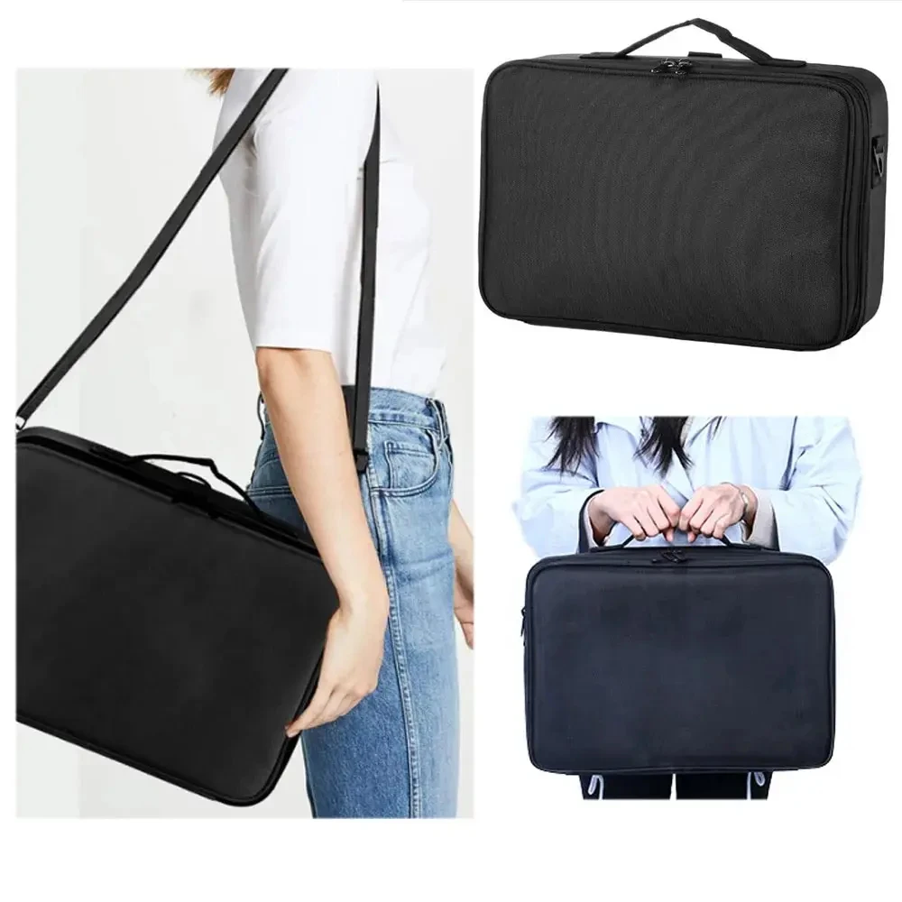 Bolsa grande para equipo de pesca, rollo de pesca, impermeable, Oxford, almacenamiento multifuncional, multicapa, para pesca al aire libre - imagen 3