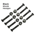Tornillo Hexagonal Negro M5x28