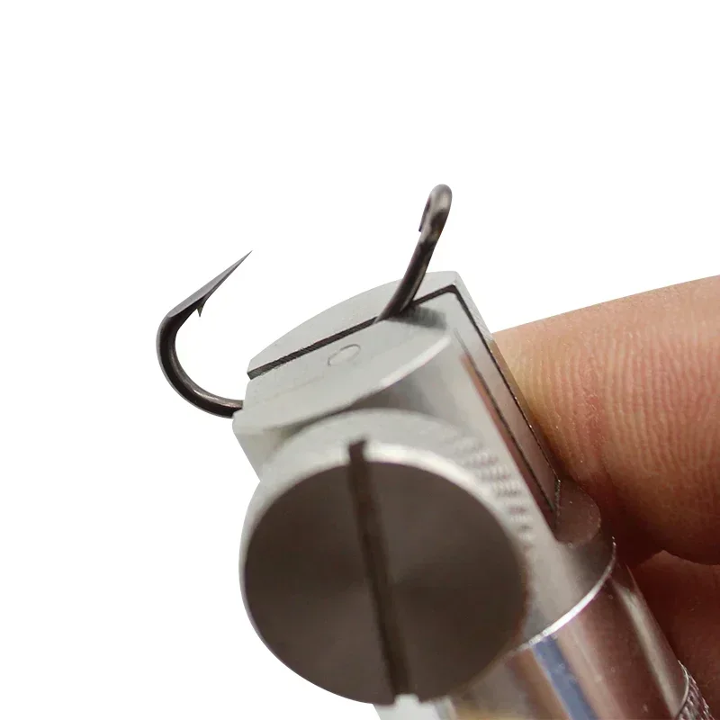 10x anzuelo de pesca de carpa afilado a mano tamaño 4/6/8 revestimiento de PTFE accesorios de anzuelos de pesca de acero inoxidable con alto contenido de carbono - imagen 3