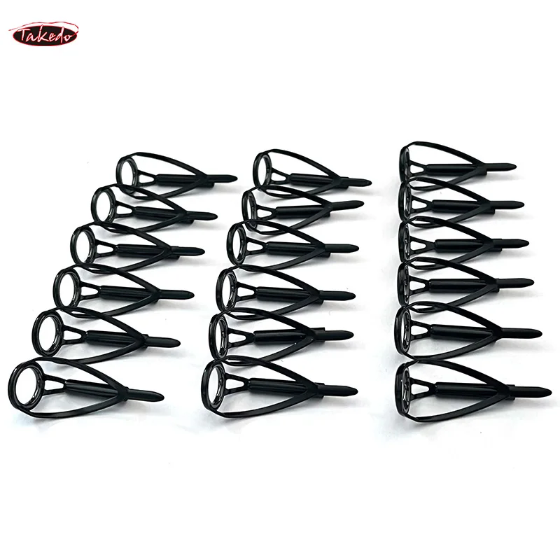 TAKEDO TN100 BCRLST guías de punta de pesca construcción guías de caña de pescar anillo Kit de reparación de agua salada para accesorios de repuesto de pesca - imagen 3