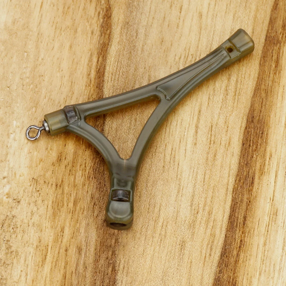 Hirisi-aparejos de pesca de carpa, sistema antienredos para método, jaula alimentadora, aparejos de carpa, curvas laterales, accesorios de pesca giratorios, 10 Uds. - imagen 4