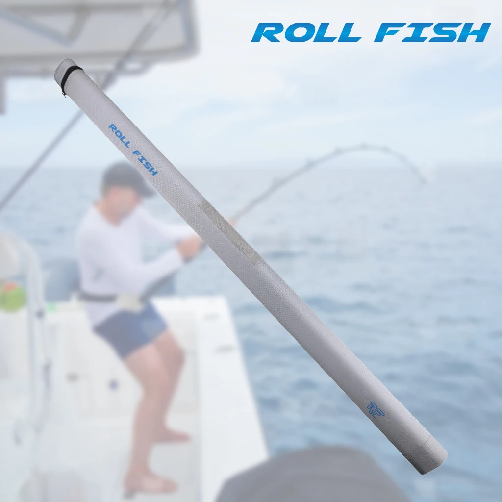 ROLLFISH Travel Portable Fishing Rod Storage Bag Triangle Anti-roll Waterproof Hard Shell 100/105/115/130/145/150cm