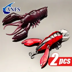 Vinilos cangrejo articulado para black bass
