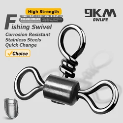 Giratorio triple latón inoxidable para surf y jigging