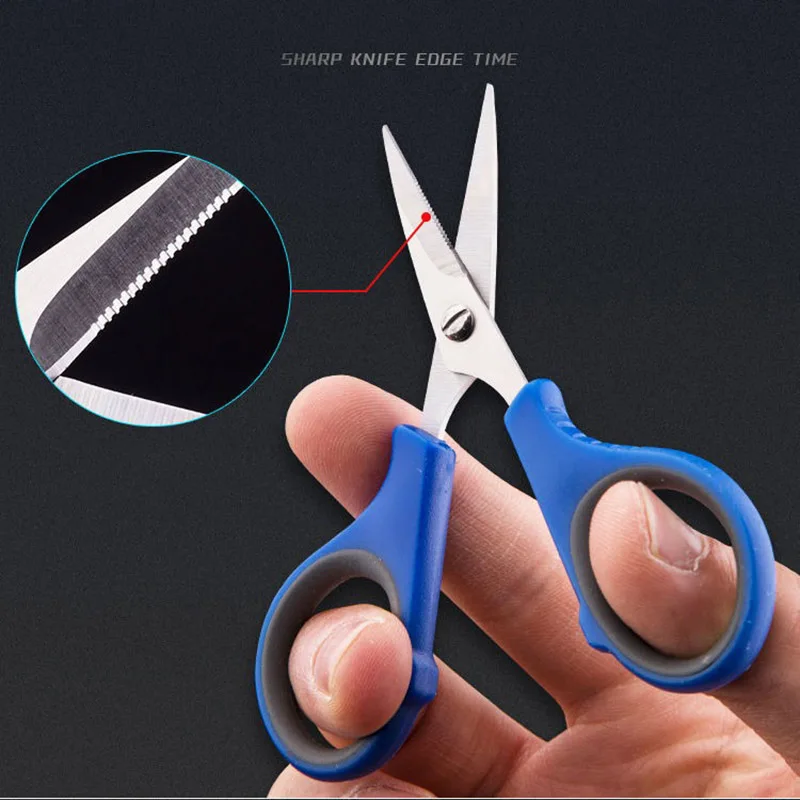 Tijera de pesca de acero inoxidable multifunción, alicate portátil para electricista, línea trenzada de PE cortada, herramienta de accesorios de pesca, 3 en 1 - imagen 2