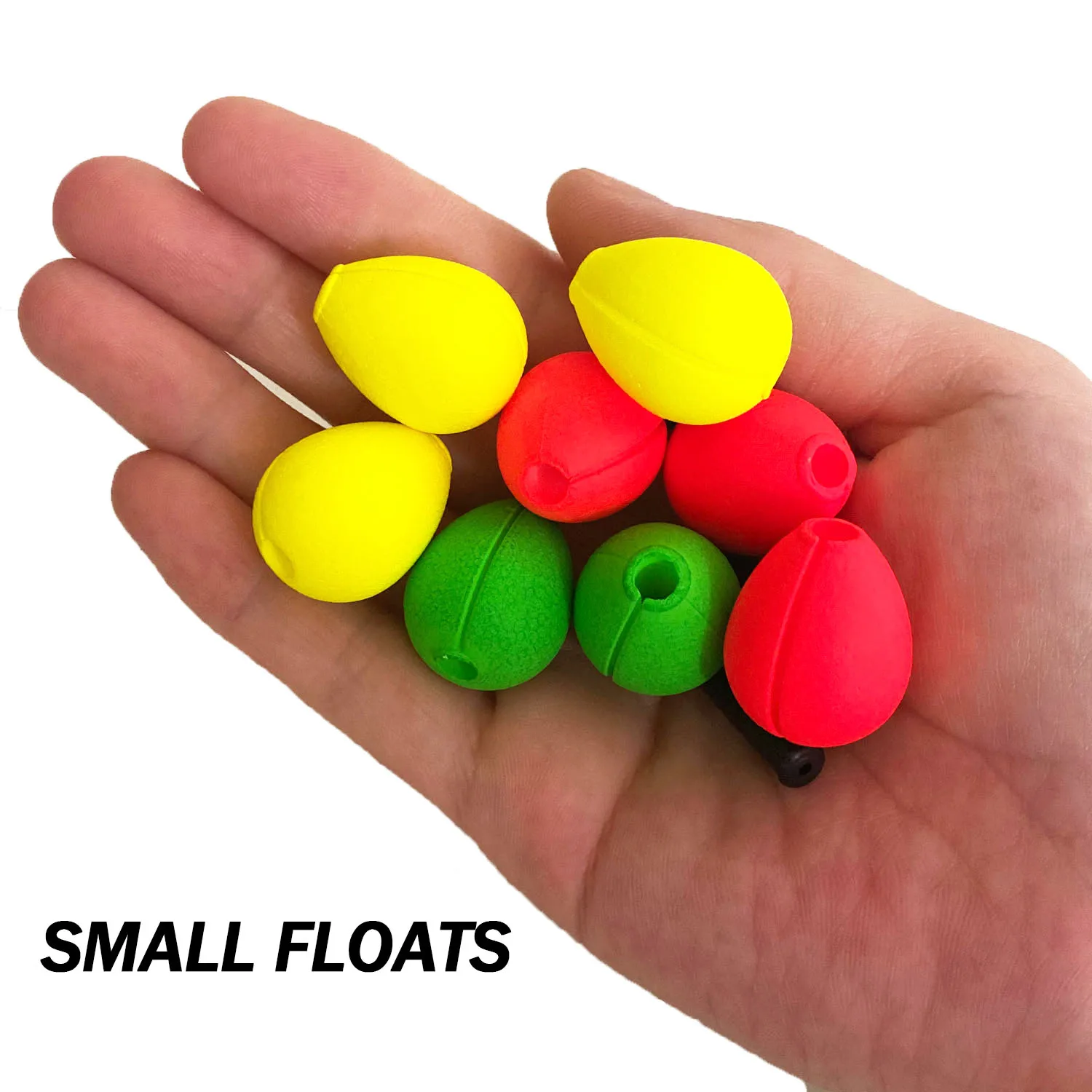 Clavija de espuma para pesca, corcho de pesca con tapón de tubo, indicador de pesca con mosca, 100 piezas - imagen 3