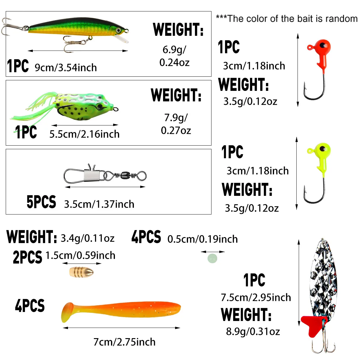 Combo de caña de pescar y carrete giratorio, caña de mar de fibra de carbono de 1,8-2,4 m y relación de engranaje 5,2: 1, carrete de Metal con Kits de línea para carpa lubina - imagen 5