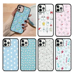 Higienista dentista diente Dental funda de teléfono para iPhone 17 Air 11 12 13 15 16 14 Pro MAX Plus