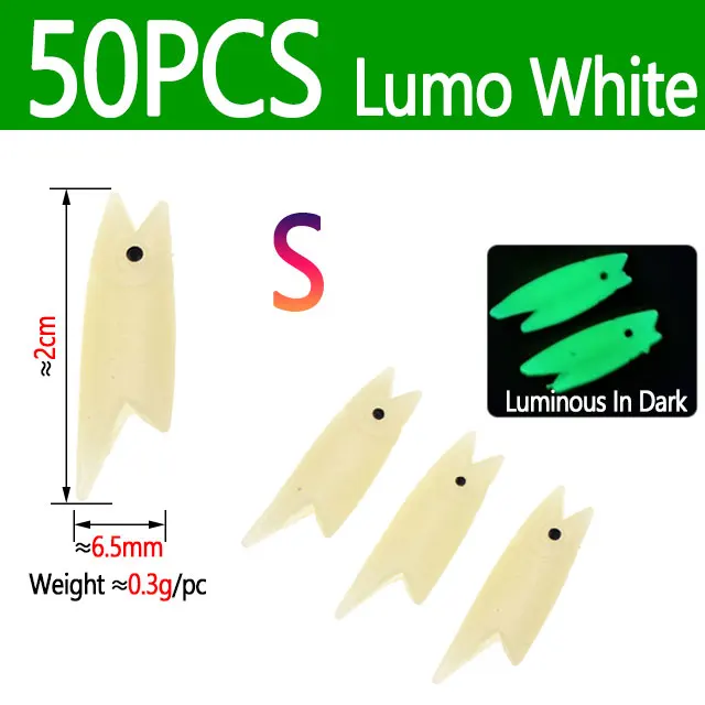 50pcs Lumo White S