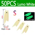 50pcs Lumo White S