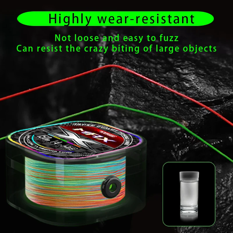 Línea de pesca YGKX X8/X12 líneas de pesca multifilamento trenzadas línea súper fuerte Original ygk 150m/200m alambre de pescado multicolor - imagen 5