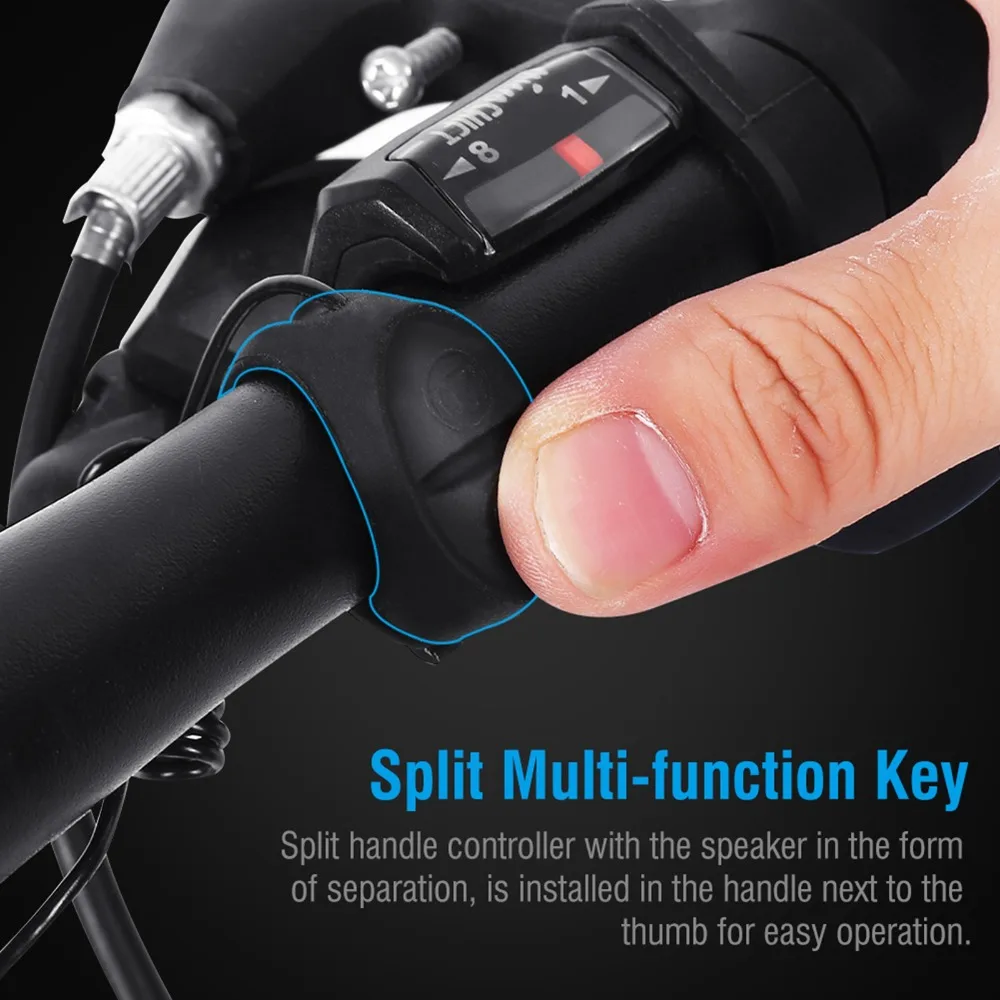 Bocina de bicicleta resistente al agua, recargable por USB, timbre de bicicleta ruidoso de 120dB, 4 modos de sonido, bocina de manillar para MTB, bicicleta de carretera y Scooter - imagen 3