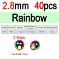 2.8mm Rainbow 40pcs