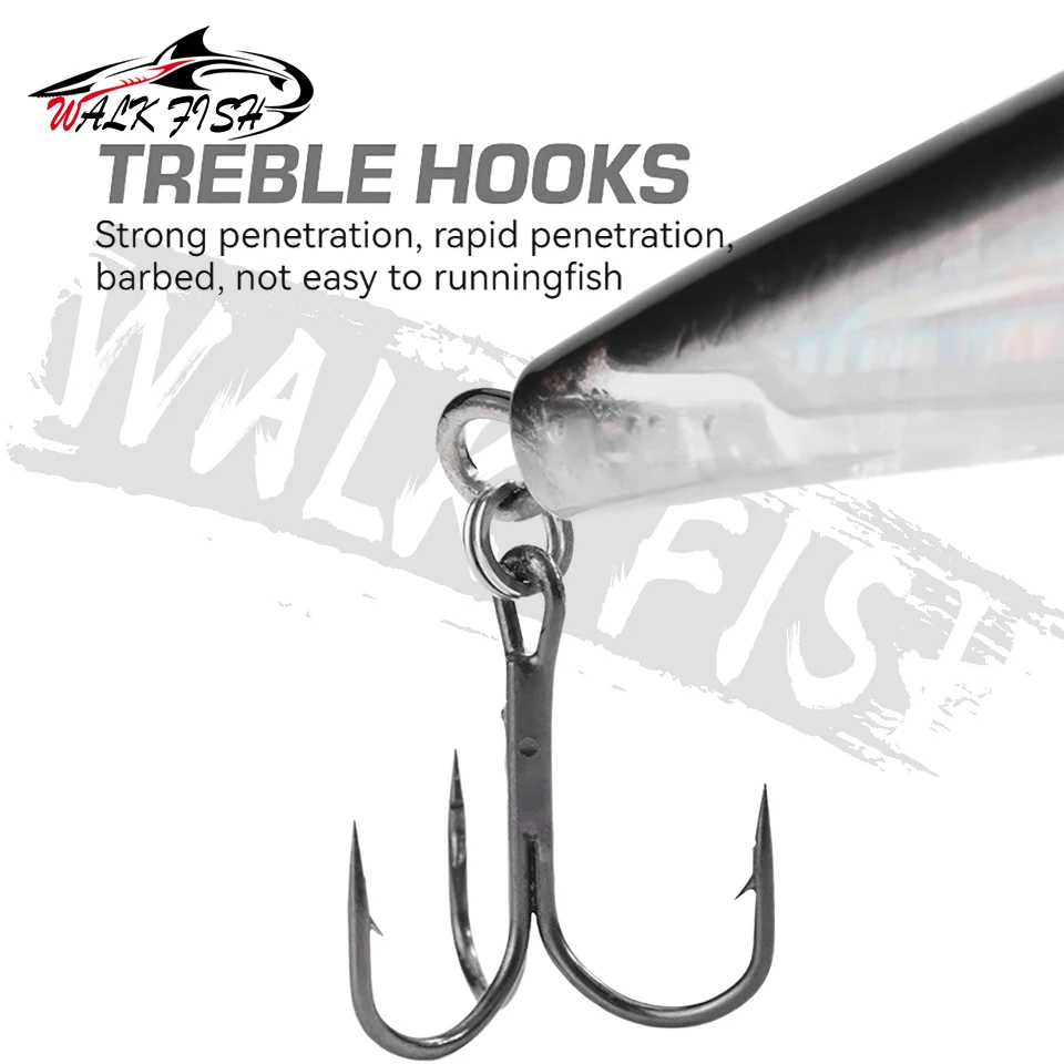 WALK FISH-señuelo duro para Pesca de pececillos, cebo de Pesca para curricán, para buceo profundo, lubina y trucha, 1 piezas, 48g, 70g - imagen 3