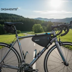 Bolsa triangular impermeable para bicicleta de montaña y carretera