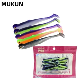 MUKUN TTail: Señuelo 3D para Texas rig - Cebo flexible para vinilos